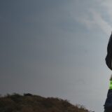 Construction worker in PPE on site
